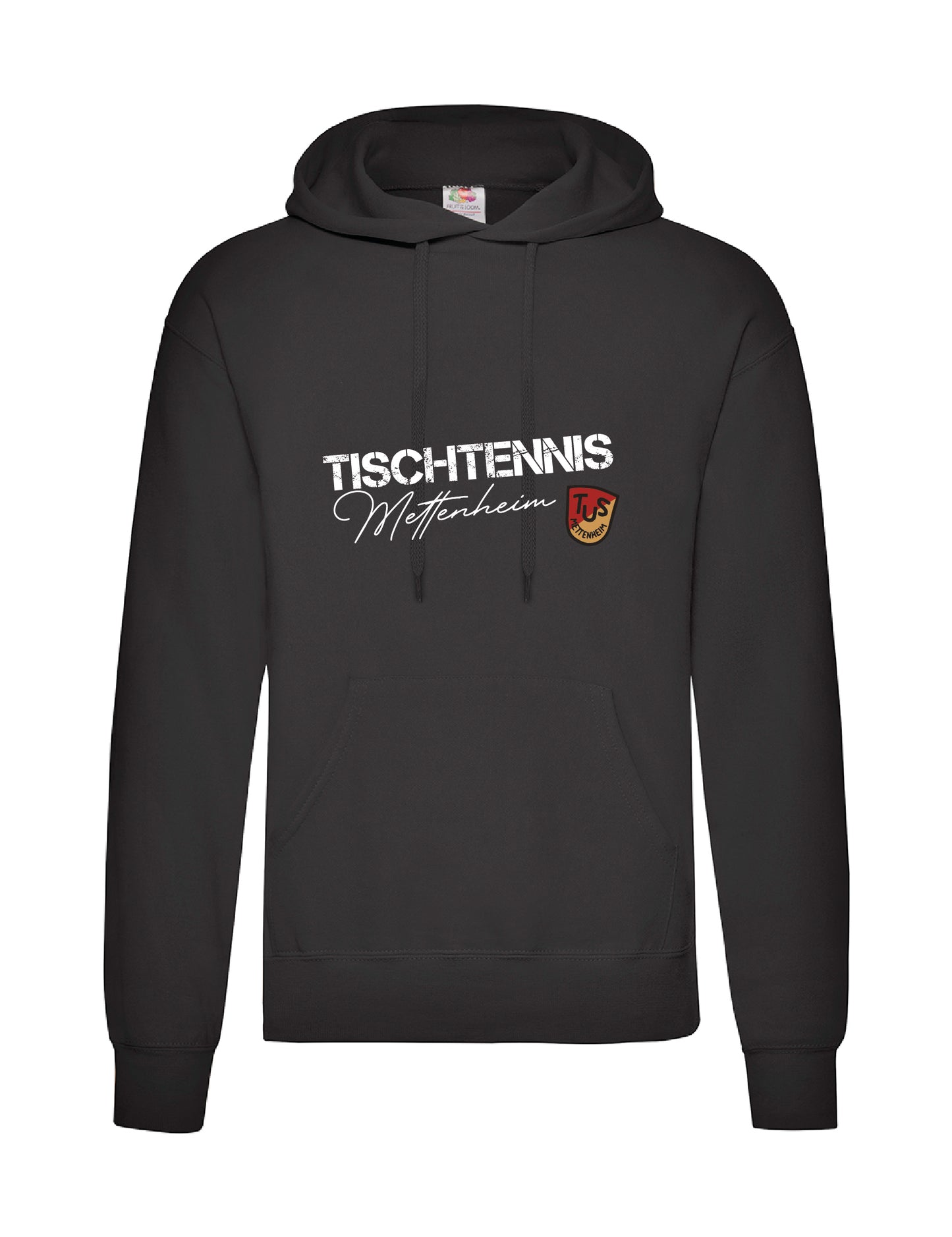 Hoodie schwarz Tischtennis