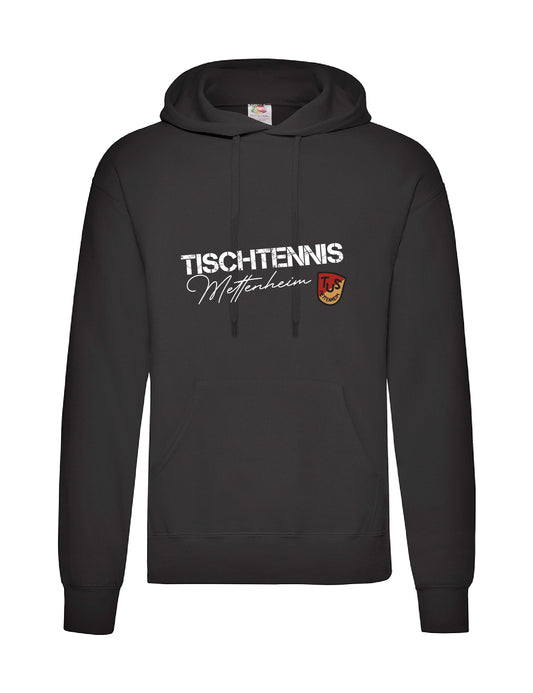 Hoodie schwarz Tischtennis