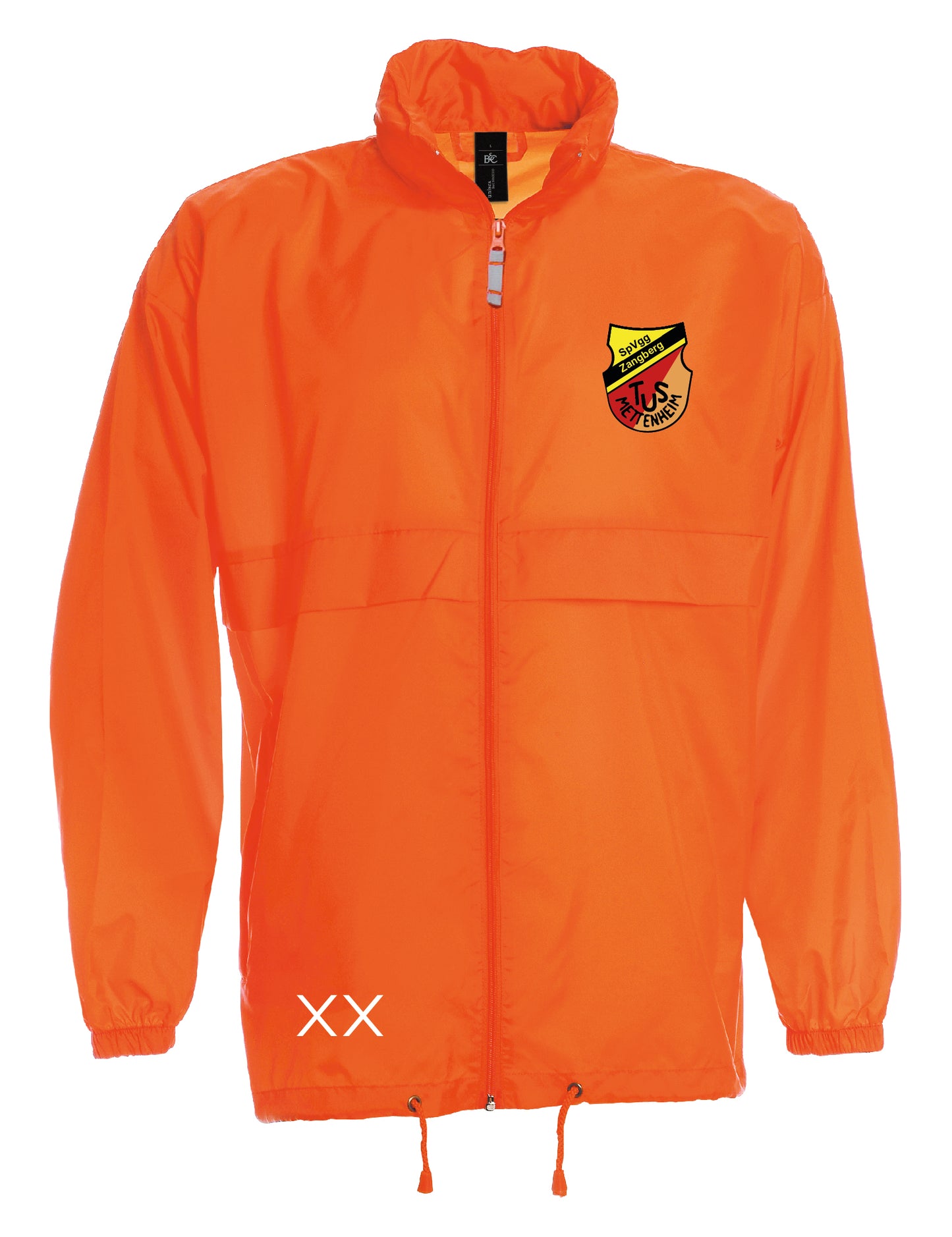 Regenjacke orange