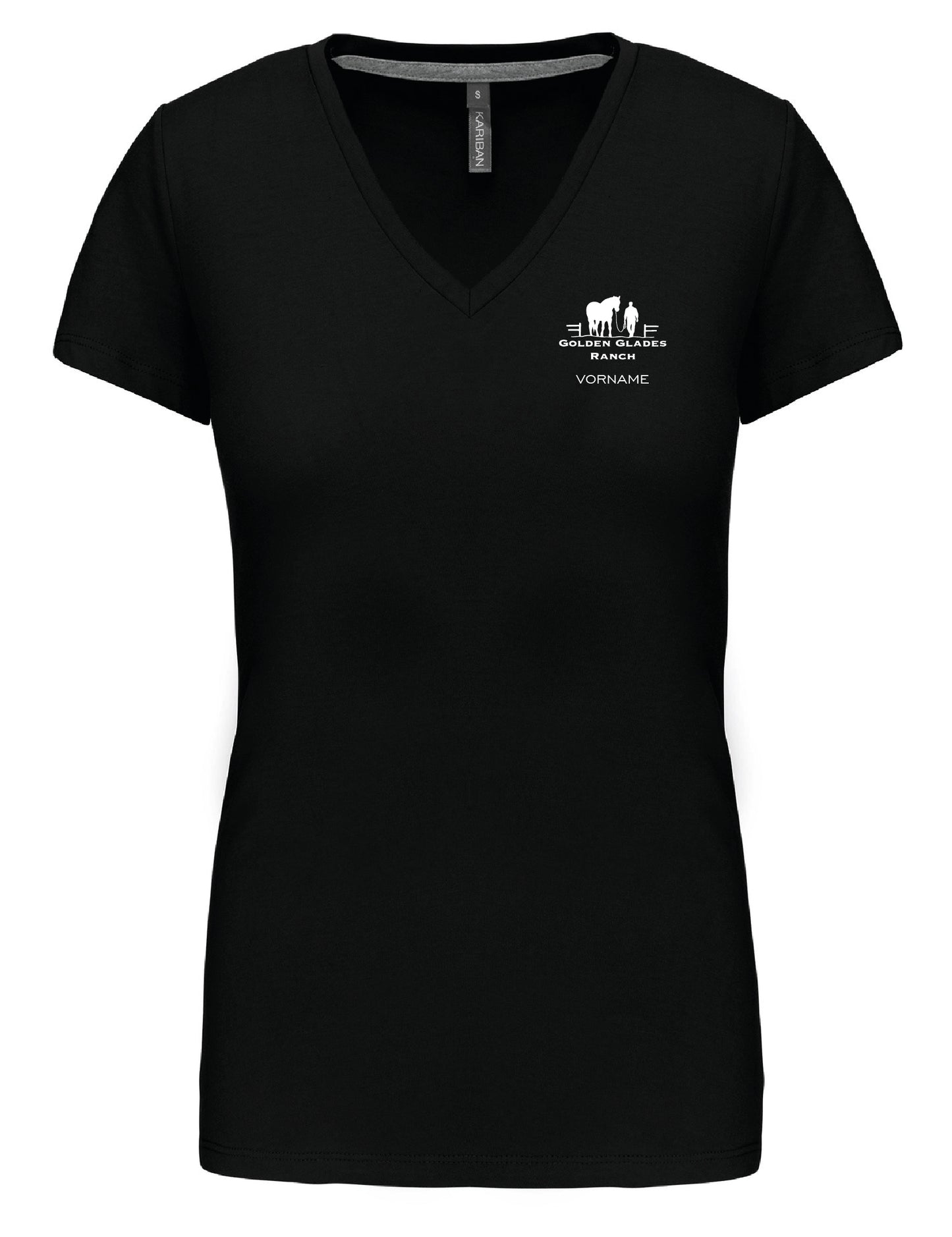 T-Shirt Damen V-Ausschnitt
