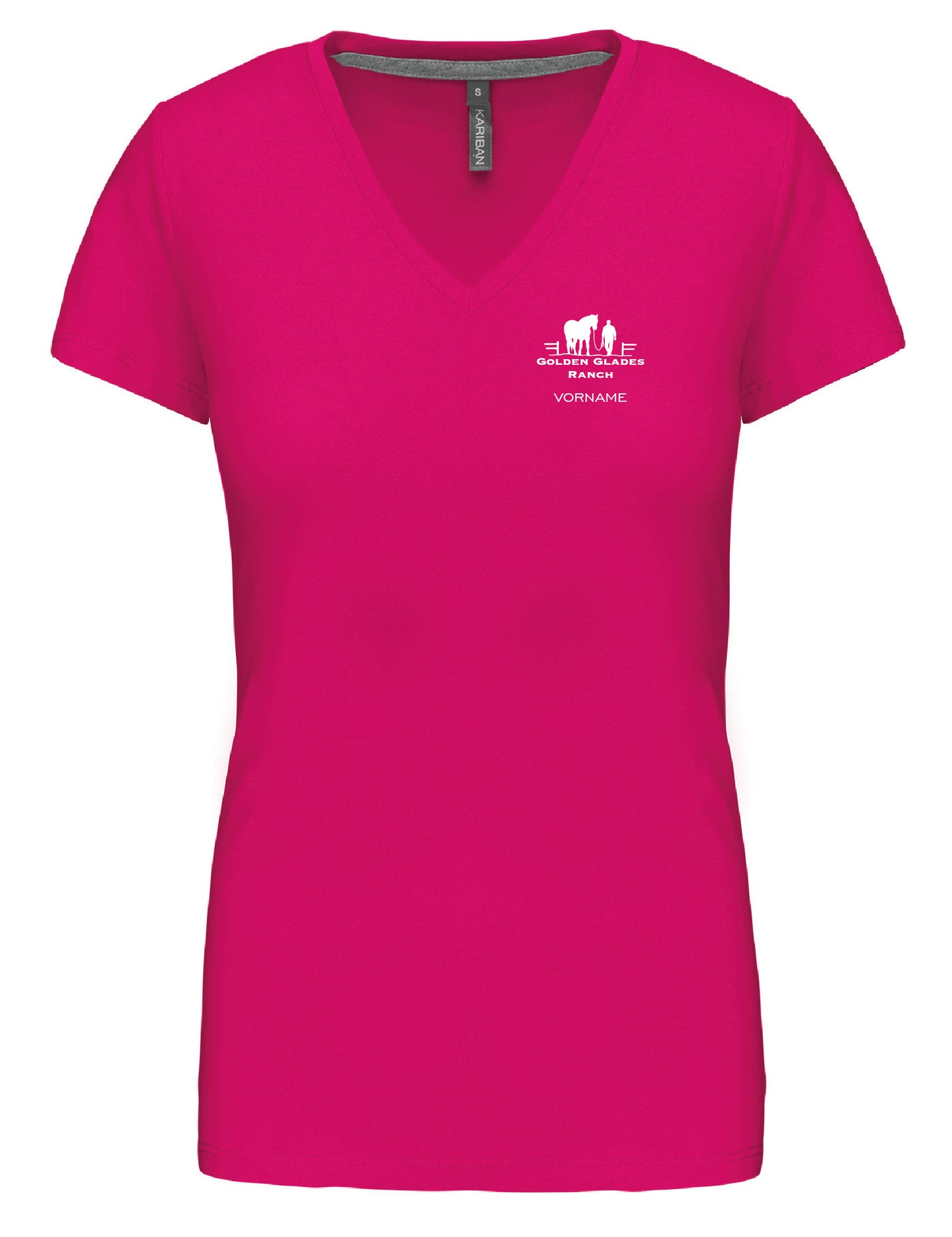 T-Shirt Damen V-Ausschnitt