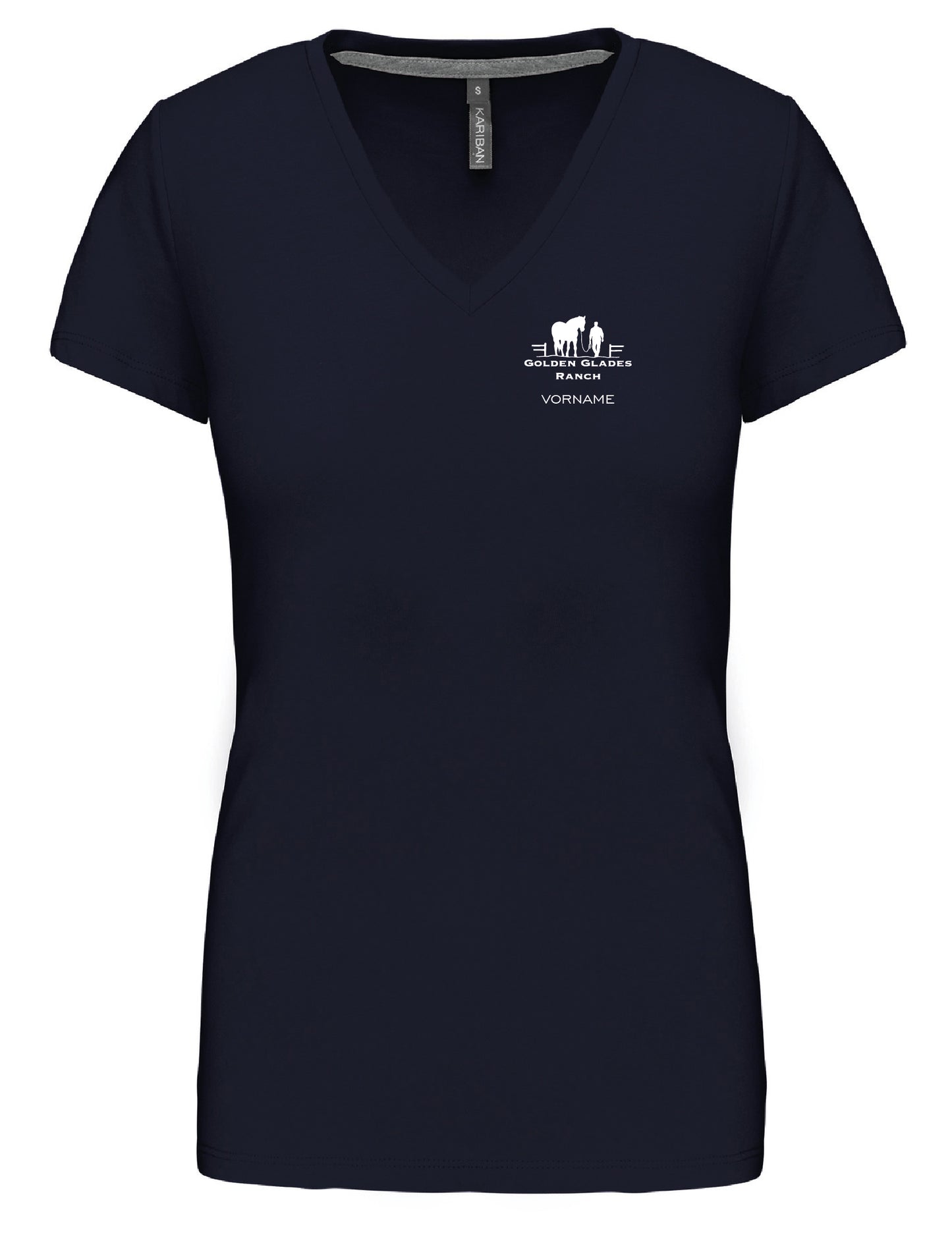 T-Shirt Damen V-Ausschnitt